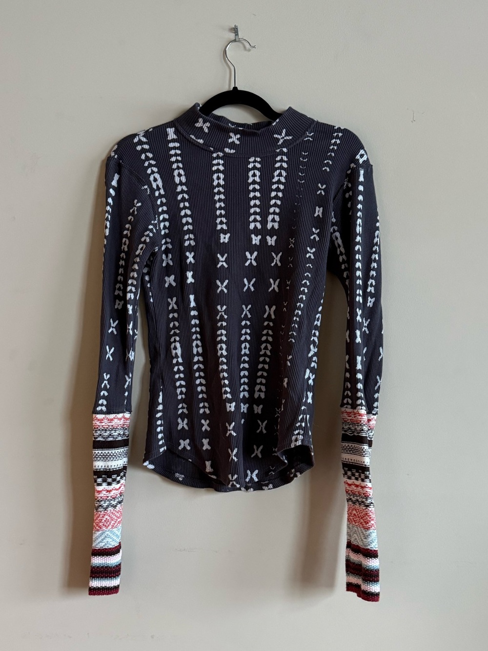 Free People Mock Neck Thermal Size L
